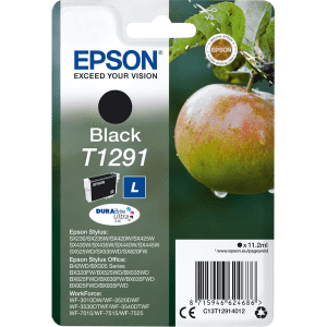 CARTOUCHE JET D'ENCRE EPSON T1291 NOIR 11.2ml