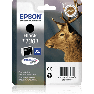 CARTOUCHE JET D'ENCRE EPSON T1301 NOIR 25.4ml