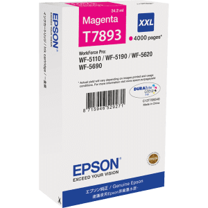 CARTOUCHE JET D'ENCRE EPSON T7013 MAGENTA 3400 Pages