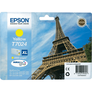 CARTOUCHE JET D'ENCRE EPSON T7024 YELLOW 2000 Pages