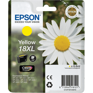 CARTOUCHE JET D'ENCRE EPSON T1814 YELLOW 6ml 18XL