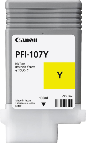 CARTOUCHE JET D'ENCRE CANON PFI-106Y YELLOW 130ml