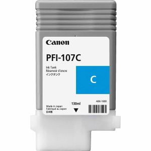 CARTOUCHE JET D'ENCRE CANON PFI-107C CYAN 130ml