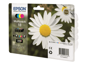 CARTOUCHE JET D'ENCRE EPSON T1806 MULTIPACK BK/C/M/Y 15.1 ml