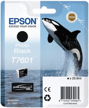 CARTOUCHE JET D'ENCRE EPSON T7601 NOIR PHOTO 25,9ml