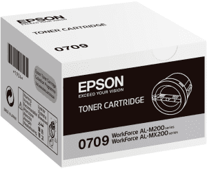 CARTOUCHE JET D'ENCRE EPSON S050709 NOIR POUR AL-M200/MX200 2500 Pages