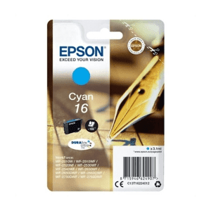 CARTOUCHE JET D'ENCRE EPSON T1621 CYAN 3,1ml - 165 Pages