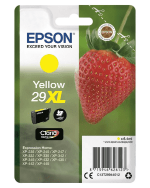 CARTOUCHE JET D'ENCRE EPSON T2994 YELLOW pour XP-235 6,4ml 450 Pages 29XL