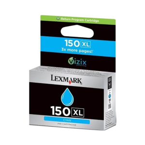 CARTOUCHE JET D'ENCRE LEXMARK N°150XL CYAN 14N1615E