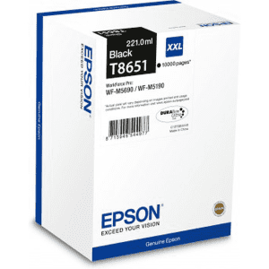 CARTOUCHE JET D'ENCRE EPSON T8651 NOIR 10000 Pages