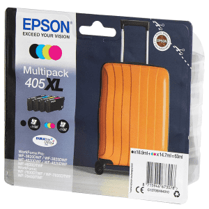 CARTOUCHE JET D'ENCRE EPSON N°405XL MULTIPACK BK 18.9ml C/Y/M 14.7ml - pack de 1