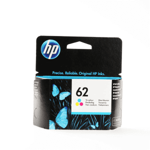 CARTOUCHE JET D'ENCRE HP N°62 CYAN/MAGENTA/YELLOW C2P06AE 4.5ml 165 Pages