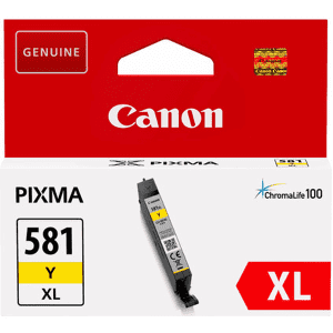CARTOUCHE JET D'ENCRE CANON CLI-581XL YELLOW 8.3ML 519 Pages
