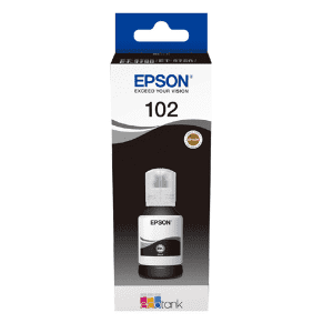 RECHARGE JET D'ENCRE EPSON 102 NOIR 7500 Pages 127ml