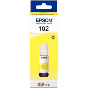 RECHARGE JET D'ENCRE EPSON 102 YELLOW 6000 Pages 70ml