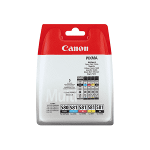 CARTOUCHE JET D'ENCRE CANON PGI580/CLI581 MULTIPACK C/M/Y/K 4x5.6ml