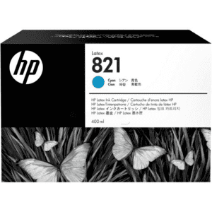 CARTOUCHE JET D'ENCRE HP N°821 CYAN G0Y86A 400ml