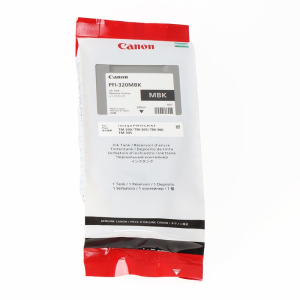 CARTOUCHE JET D'ENCRE CANON PFI-320MBK NOIR MAT 300ml