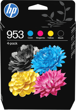 CARTOUCHE JET D'ENCRE HP N°953 NOIR/CYAN/MAGENTA/YELLOW MULTIPACK 1x1000 Pages + 3x700 Pages 6ZC69AE