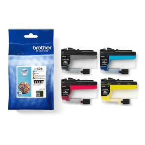 CARTOUCHE JET D'ENCRE BROTHER LC424 MULTIPACK NOIR/CYAN/MAGENTA/YELLOW 750 Pages