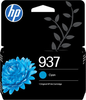 CARTOUCHE JET D'ENCRE HP N°937 CYAN 4S6W2NE 800 Pages