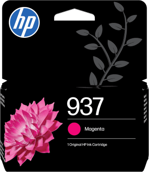CARTOUCHE JET D'ENCRE HP N°937 MAGENTA 4S6W3NE 800 Pages