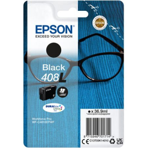 CARTOUCHE JET D'ENCRE EPSON 408L T09K14010 NOIR 2200 Pages 36.9ml