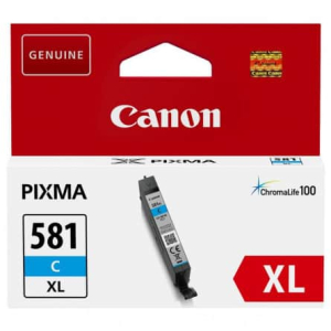 CARTOUCHE JET D'ENCRE CANON CLI-581 XXL CYAN 820 Pages 11.7ml