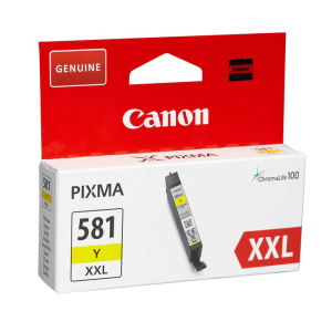 CARTOUCHE JET D'ENCRE CANON CLI-581 XXL YELLOW 820 Pages 11.7ml