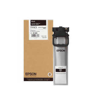 CARTOUCHE JET D'ENCRE EPSON T11C140 NOIR POUR WF-C5390DW, WF-C5890DWF 3000 Pages