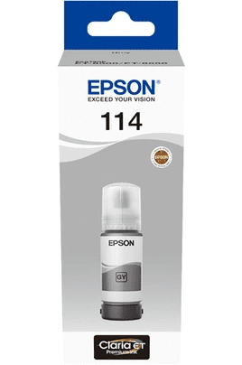 RECHARGE JET D'ENCRE EPSON ET114 GRIS 70ml 6700 Pages