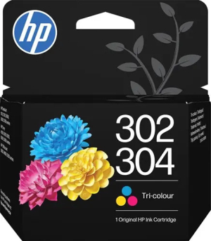 CARTOUCHE JET D'ENCRE HP N°302/304 TRICOLOR CYAN/MAGENTA/YELLOW 100 Pages 2ml