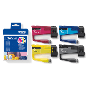 CARTOUCHE JET D'ENCRE BROTHER LC527 NOIR/CYAN/YELLOW/MAGENTA MULTIPACK
