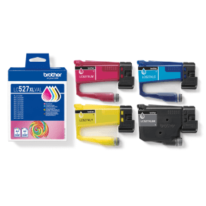 CARTOUCHE JET D'ENCRE BROTHER LC527XL NOIR/CYAN/YELLOW/MAGENTA MULTIPACK