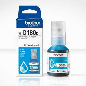 CARTOUCHE JET D'ENCRE BROTHER BTD180C CYAN 5000 Pages