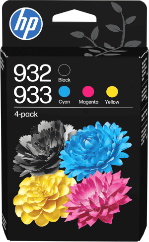 CARTOUCHE JET D'ENCRE HP N°932/933 6ZC71AE MULTIPACK NOIR 8.5ml CYAN/MAGENTA/YELLOW 3x4ml 1390 Pages