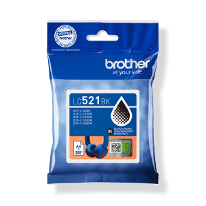 CARTOUCHE JET D'ENCRE BROTHER LC521BK NOIR 500 Pages