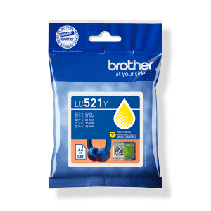 CARTOUCHE JET D'ENCRE BROTHER LC521Y YELLOW 500 Pages