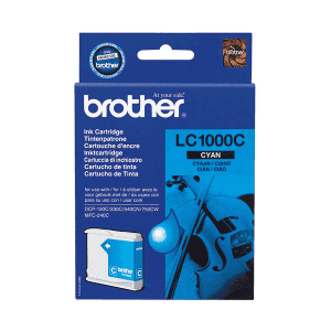 CARTOUCHE JET D'ENCRE BROTHER LC1000C CYAN 400 Pages