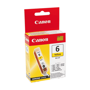 RECHARGE JET D'ENCRE CANON BCI-6Y JAUNE