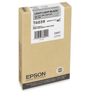 CARTOUCHE JET D'ENCRE EPSON T603900 PHOTO NOIR pour PRO 7400/9400/9880