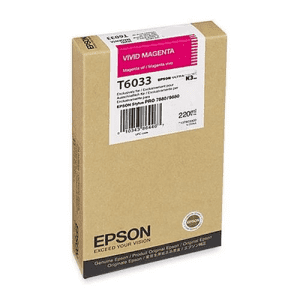 CARTOUCHE JET D'ENCRE EPSON T603300 ROUGE MAGENTA pour PRO 7400/9400/9880