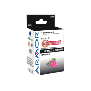 CARTOUCHE JET D'ENCRE COMPATIBLE HP N°940XL MAGENTA POUR OFFICEJET PRO 8000, 8000 ENTREPRISE, 8000 SERIES 24ml 1735 Pages ARMOR