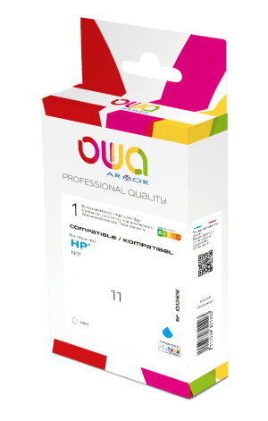 CARTOUCHE JET D'ENCRE COMPATIBLE HP N°11 CYAN 35ml 2320 Pages ARMOR