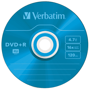 SPINDLE DVD+R VERBATIM 4.7GB - boîte de 10