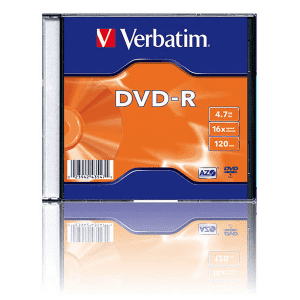 DVD-R VERBATIM 4.7GB - boîte de 5