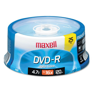 DVD+RW MAXELL 4.7GB SPINDLE