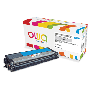 TONER COMPATIBLE BROTHER TN-325C CYAN Pour HL4140/4150 3500 Pages ARMOR