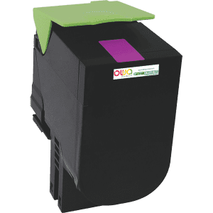 TONER COMPATIBLE LEXMARK 80C2HM0 MAGENTA Pour CX410 3000 Pages ARMOR