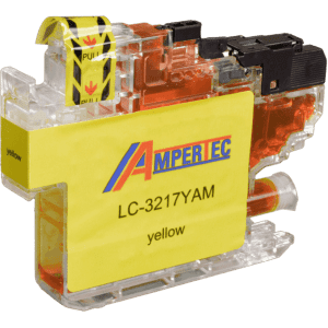 TONER COMPATIBLE BROTHER LC-3217YAM YELLOW POUR MFC-J 5330DW, 5335DWF, 5930DW 500 Pages AMPERTEC